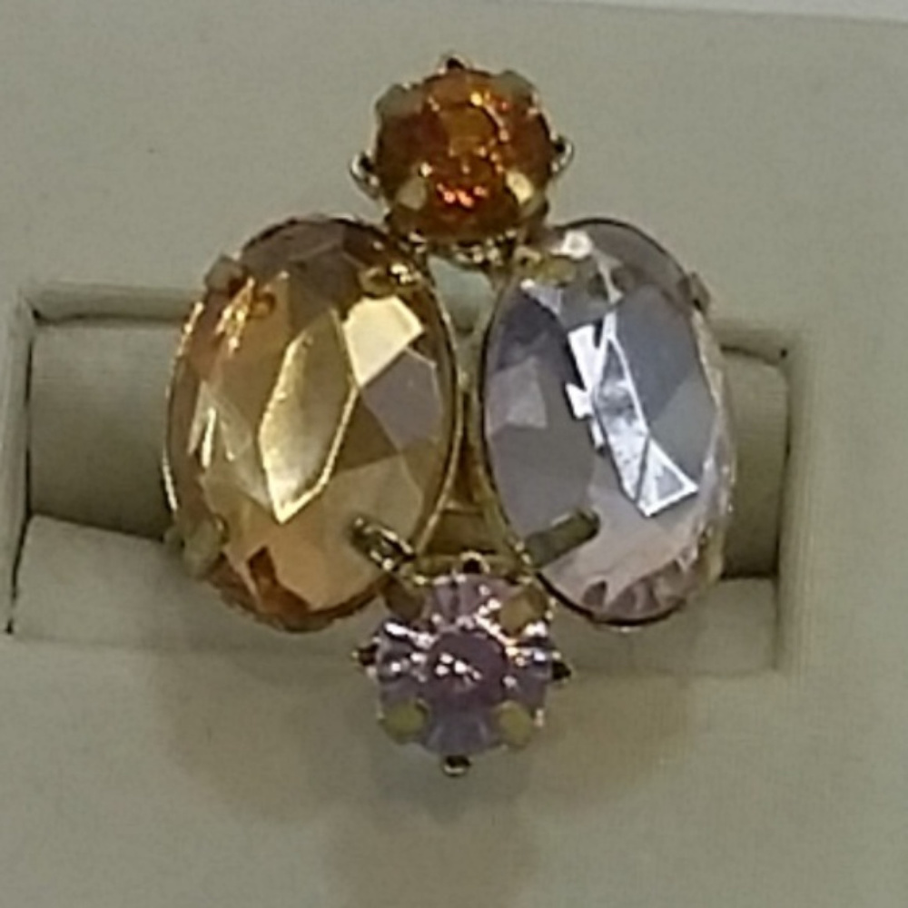 Multi Colored Stone Ring